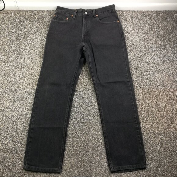 Levi's Other - Vintage 2001 Levi’s Jeans 505 Straight Leg Black 32x30 USA Made Y2K